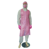 BASTION - DISPOSABLE PE APRON - PINK (100pcs)